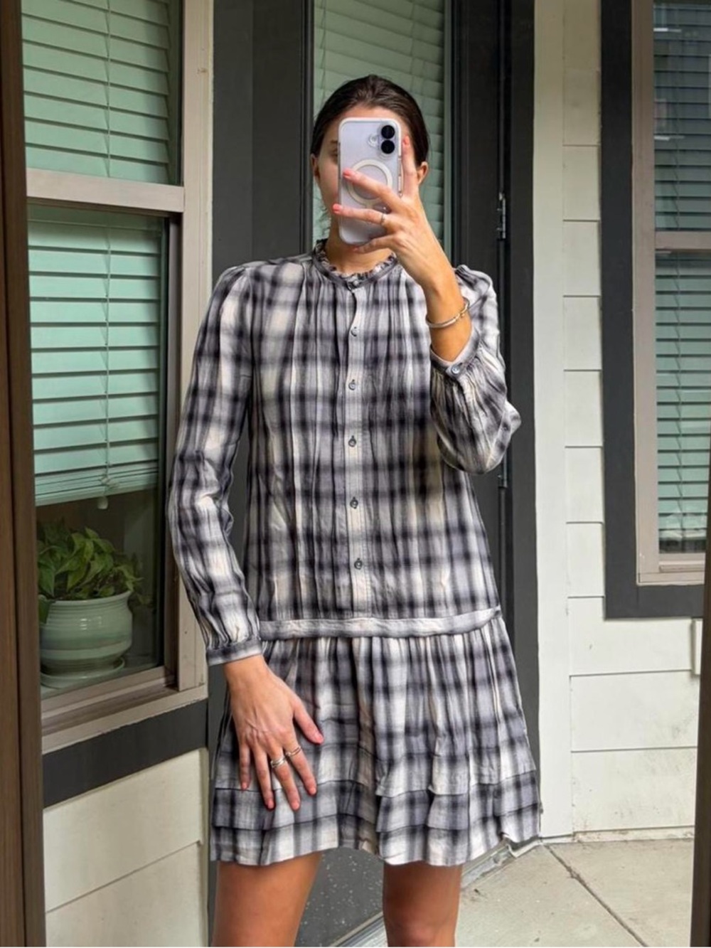 Rebecca Taylor La Vie plaid dress